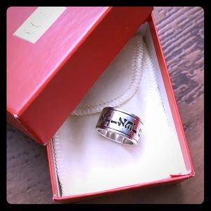 James Avery ring - Scripture of Ruth Band